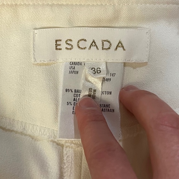 Rare Off White Escada Star Jeans - Picture 4 of 5